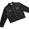 Mertra Hardline Black Denim Jacket