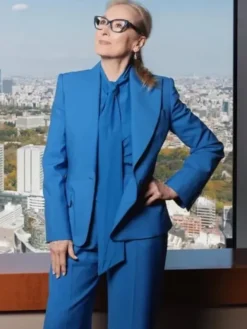 Meryl Streep The Devil Wears Prada 2 Press Tour Blazer