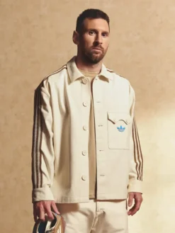 Messi Adidas Track Cream Jacket