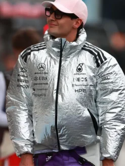 Miami Grand Prix George Russell Puffer Jacket