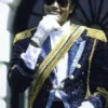 Michael Jaafar Jackson Blue Sequin Jacket