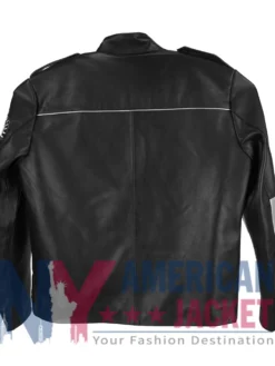 Michael Jackson Black Stand-Up Collar Leather Jacket