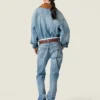 Milly Alcock Miu Miu Denim Jacket