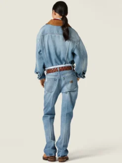 Milly Alcock Miu Miu Denim Jacket