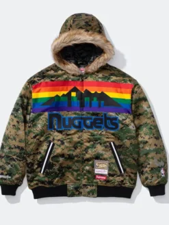Mitchell & Ness Supreme x Denver Nuggets Camo Jacket