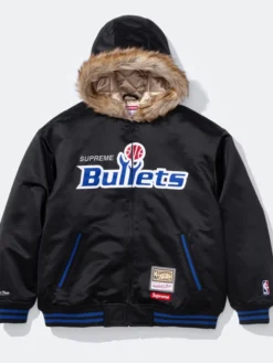 Mitchell & Ness Supreme x Washington Bullets Hooded Jacket