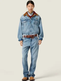 Miu Miu Milly Alcock Denim Jacket
