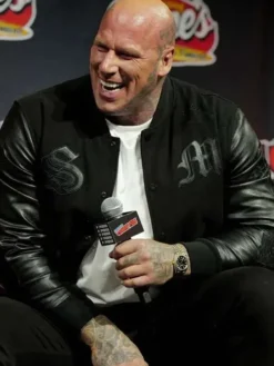 Mortal Kombat 2 Event Martyn Ford Varsity Black Jacket