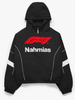 NAHMIAS x F1 Warm Up Black Full-Zip Race Jacket