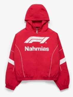 NAHMIAS x F1 Warm Up Full-Zip Race Red Jacket