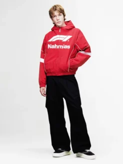 NAHMIAS x F1 Warm Up Full-Zip Red Race Jacket