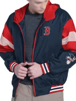 Navy/Red Boston Red Sox Legacy Lightweight Hooded Jacket