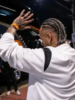 Neymar Santos FC Track White Jacket
