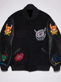 Nike x Clayton Patterson Black Varsity Jacket