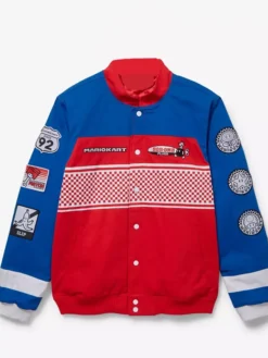 Nintendo Mario Kart Red And Blue Racing Jacket