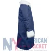 Off Campus 2026 Blue Denim Shearling Coat featuring Full-Length Sleeves and Two Outside Pockets