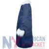 Off Campus S01 Allie Hayes Blue Denim Coat with Shearling Fur Collar and Cuffs