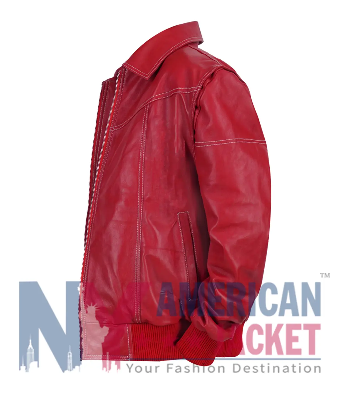 Off Campus S01 Allie Hayes Leather Red Jacket