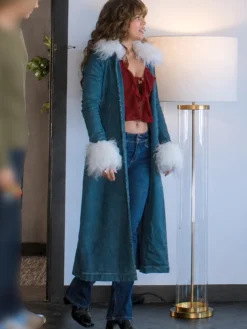 Off Campus S01 Blue Allie Hayes Coat