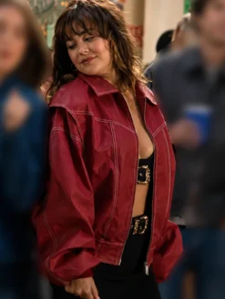 Off Campus S01 Red Allie Hayes Jacket
