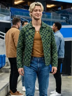 Off Campus S01 Stephen Kalyn Green Printed Jacket