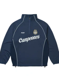 Palace Copa 1-4 Zip Techy Blue Fleece Jacket