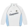 Palace Copa 1-4 Zip Techy Fleece White Jacket