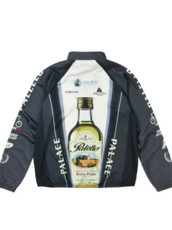 Palace Cycling Black Zip Jacket