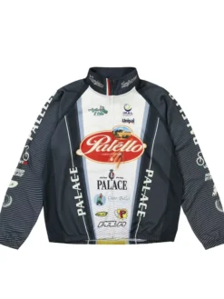 Palace Cycling Zip Black Jacket