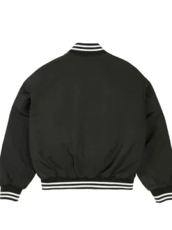 Palace Satin the Park Black Varsity Jacket