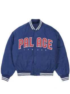 Palace Satin the Park Varsity Blue Jacket