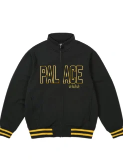 Palace Sporty Zip Funnel Black Jacket