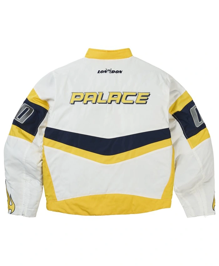 Palace x Rizla MotoGP Race White Jacket