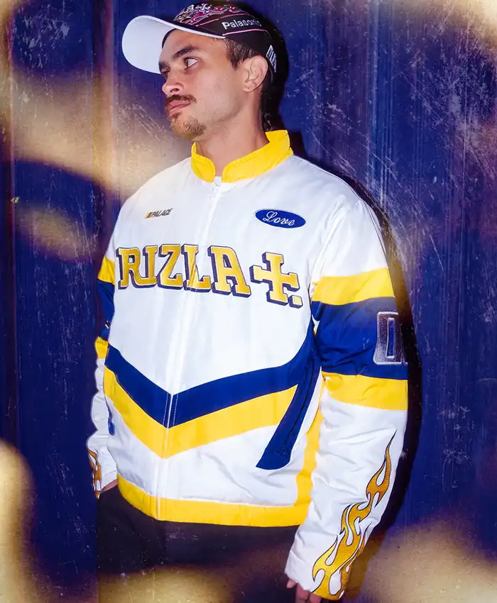 Palace x Rizla MotoGP White Race Jacket