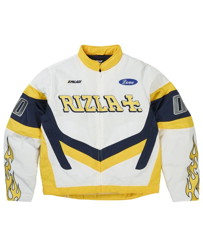 Palace x Rizla Race MotoGP White Jacket