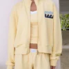 Parke Women's Summerland Mockneck Zip-Up Yellow Jacket