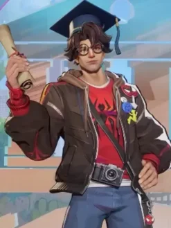 Alternative view of Peter Parker Marvel Rivals The Photographer Jacket