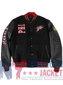 Philadelphia 76ers Black Hardwood Classics 76 Jacket