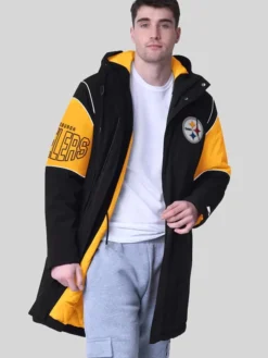 Pittsburgh Steelers Starter Dynasty Polyfill Stadium Black Jacket