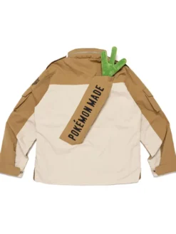 Pokemon Made Utility Brown and White Jacke