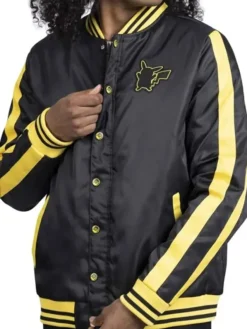 Pokemon Pikachu Varsity Black Jacket