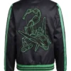 Pokemon Rayquaza Black Varsity Jacket