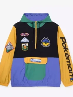 Pokemon Windbreaker Colorblock Jacket