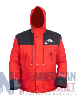 Pokémon x North Face Red Mountain Jacket Front View