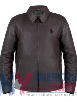 Polo Ralph Lauren Leather Brown Jacket