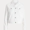 Ralph Lauren Denim White Trucker Jacket