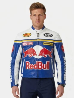 Red-Bull-Racing-Themed-Blue-Motorcycle-Blue-and-White-Leather-Jacket.webp