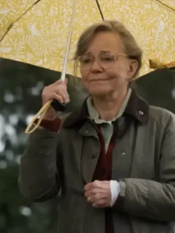 Remarkably Bright Creatures Sally Field Green Jacket