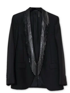 Rolling Loud 2026 Playboi Carti Fringe Black Blazer
