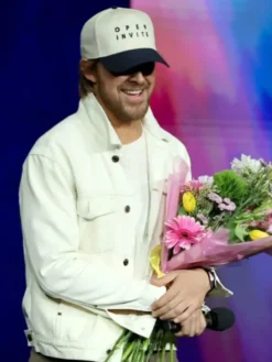 Alternative view of CinemaCon 2026 Ryan Gosling White Jacket
